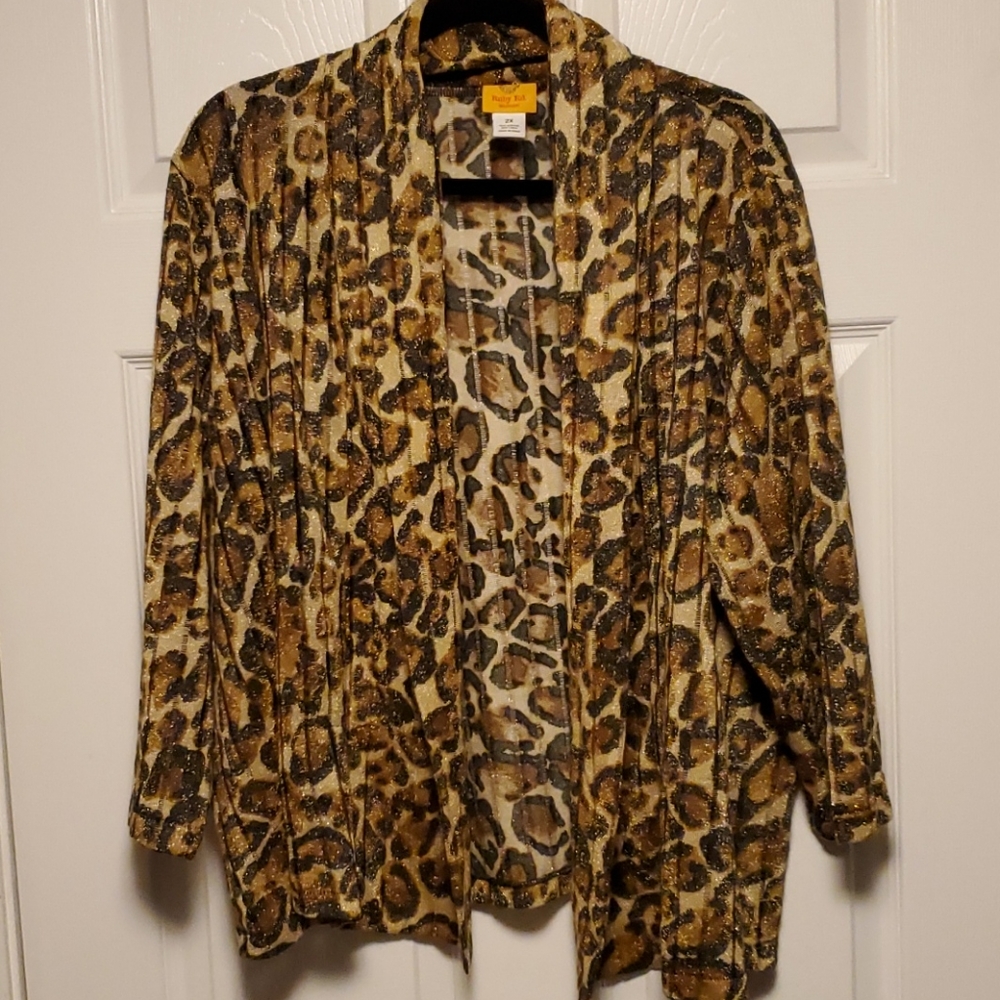 Ruby Rd. Animal Print Jacket